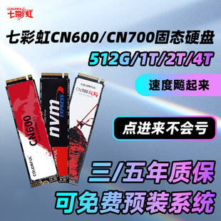 七彩虹CN600,512G,2T固态硬盘SSD台式,机NVMe笔记本4TB,CN700