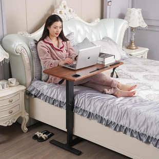 床边桌可移动升降电脑折叠沙发懒人床前桌床上家用写字书桌小桌子