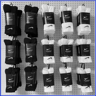 Nike耐克袜子🍬男士,女袜纯棉运动毛巾底篮球长袜短袜白袜男袜SX7677