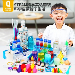 俏娃科学小实验套装,steam玩具儿童科技制作小学生手工发明器材料
