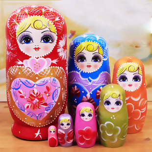 特色俄罗斯7层套娃哈尔滨满洲里旅游创意生日毕业礼物可爱玩具