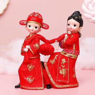 古风摆件新婚礼物送新人闺蜜情侣生日礼物中国风女生桌面装,饰品