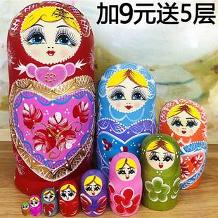 正品💰,俄罗斯特色10层套娃中国风儿童玩具创意旅游留念礼物加钱15层