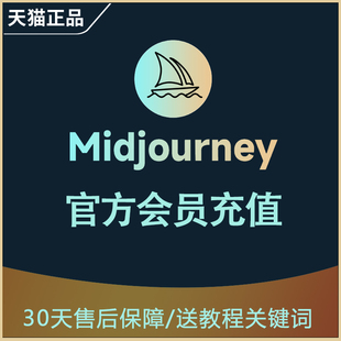 Midjourney高级会员充值帐号MJ独享共享拼车代充绘画出图安装,下载