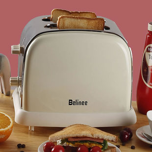 英国Balee烤面包机多士炉早餐家用复古4位迷你小型加热吐司片机