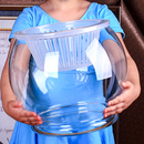 水培植物玻璃瓶透明玻璃花瓶容器绿萝花盆圆形鱼缸水养植物器皿