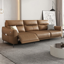 意式,极简电动功真皮沙发可靠墙客厅现代简约头等太空舱能皮艺沙发