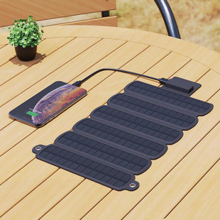 户外超薄太阳能电池板2000mAh充电宝移动电源,可折叠,就是方便