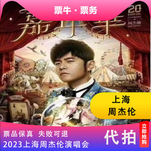 周杰伦2023年嘉年华世界巡回演唱会,上海站,强实名代拍