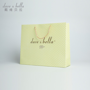 davebella,戴维贝拉礼品袋,商场同款